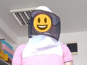 Капа со метална мрежа